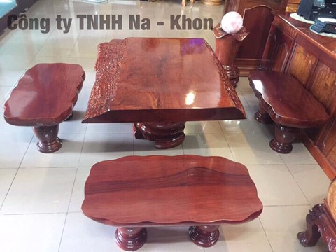 Bàn ghế gỗ giáng hương - Công Ty TNHH Na-Khon